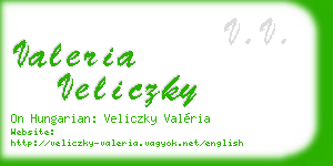 valeria veliczky business card